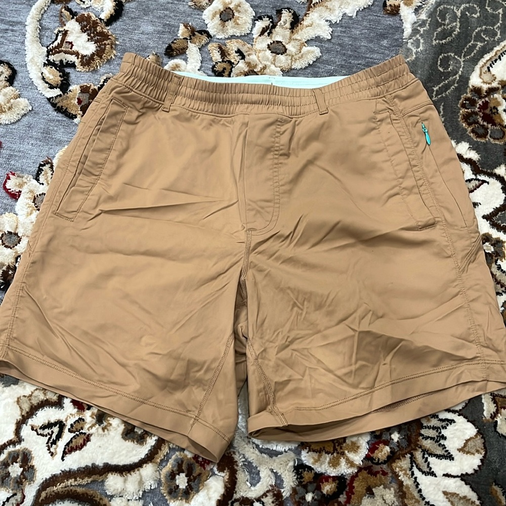 Birddogs Shorts Men’s Medium Classic Dark Khaki Boomstick Performance Lined